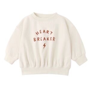 Quincy Mae Relaxed Shirtshirt - Heartbreaker